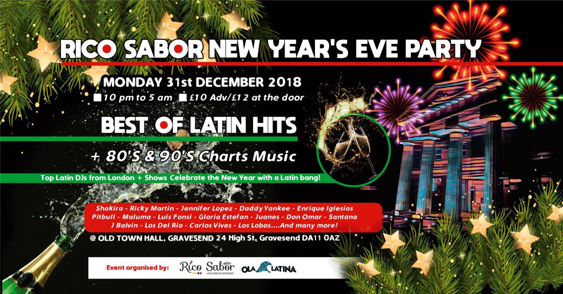 Rico Sabor New Year's Eve Party - Latin classics + 80's 90's