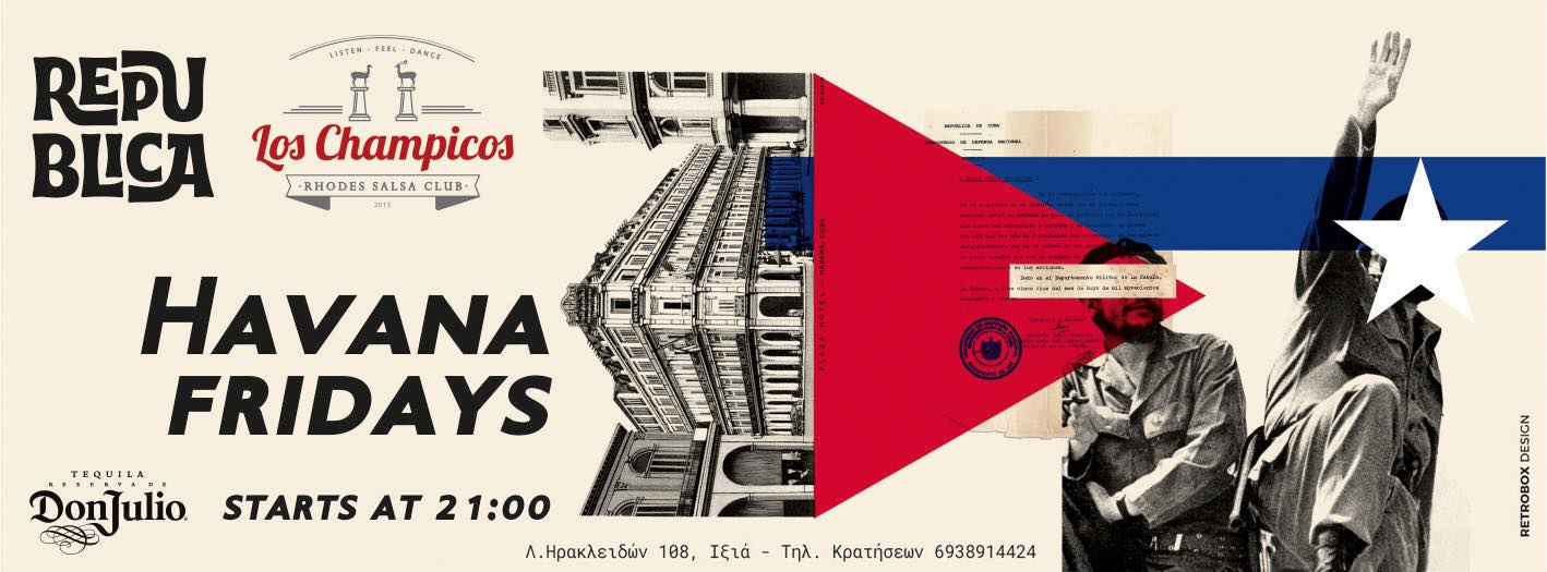 ✭Havana Fridays✭Republica Pool Bar