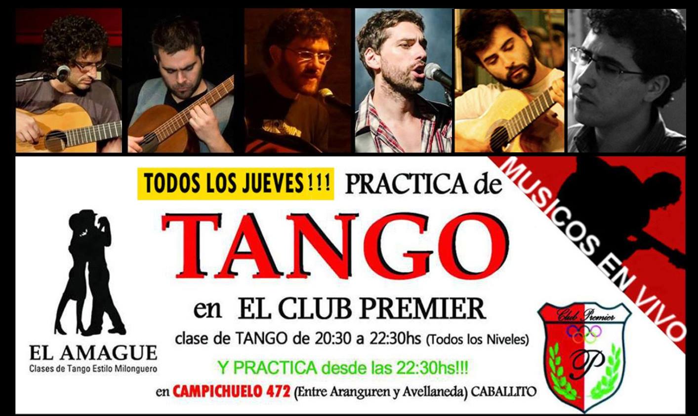 Practica-Milonga! La Garufa de "El Amague" jueves 7 de Setiembre