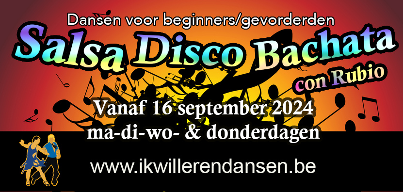 Salsa, Bachata & Discoswing met Rubio