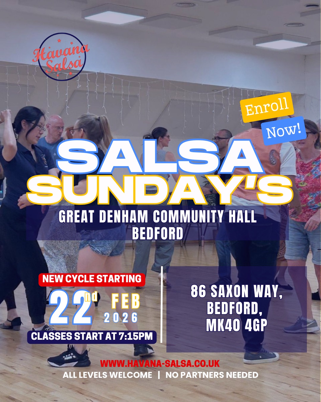 π₯ Salsa Sundays are officially here in Bedford! π₯