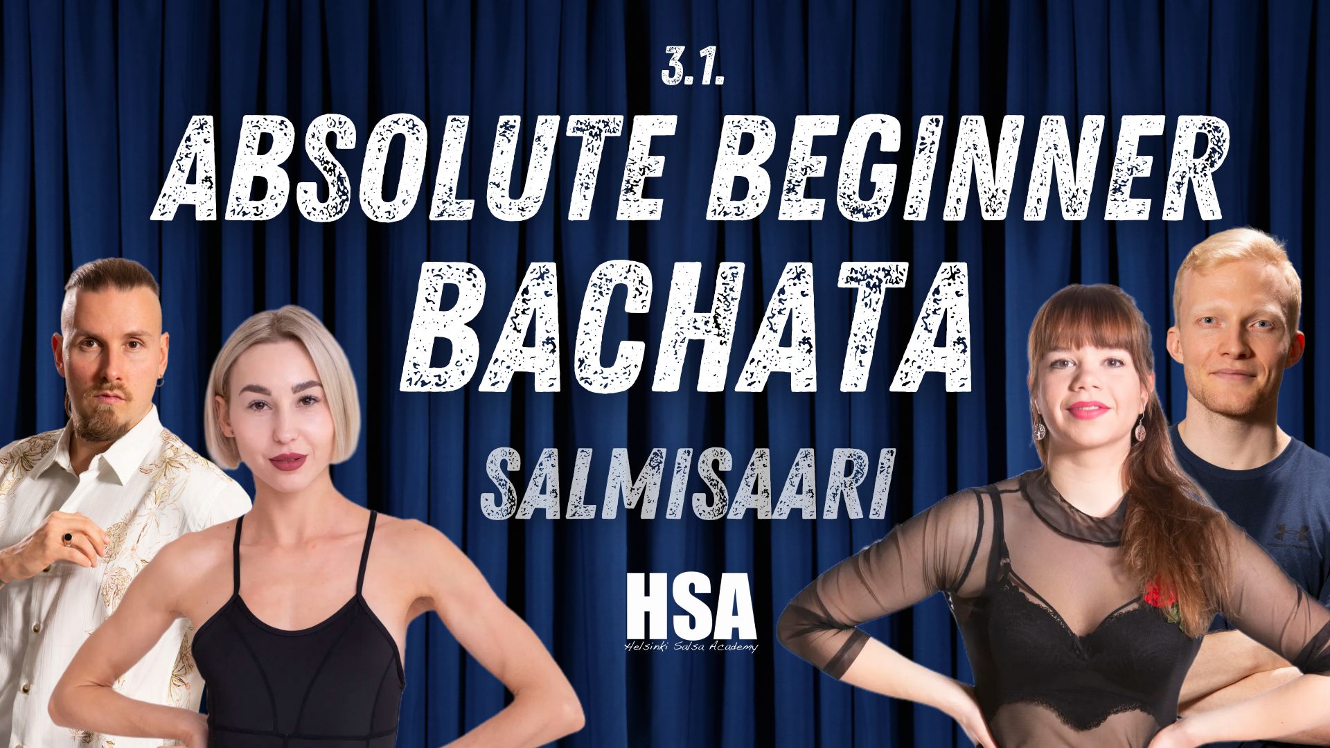Absolute Beginner Bachata 3.1. Salmisaari