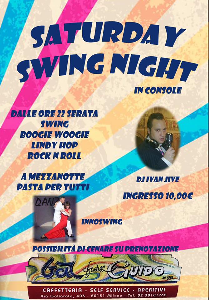 SATURDAY Swing Night