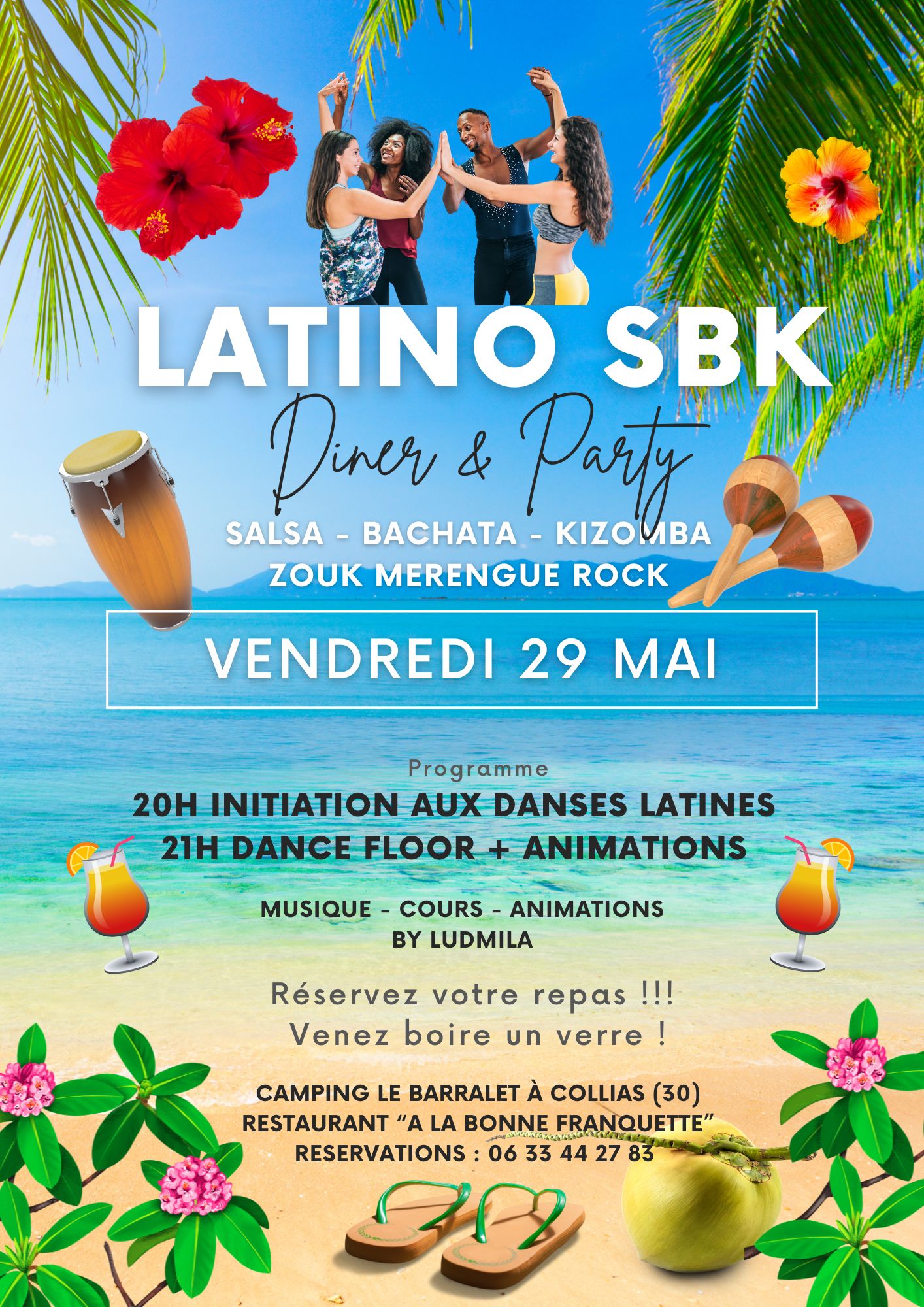 Soirée Latino SBK Dîner & Party