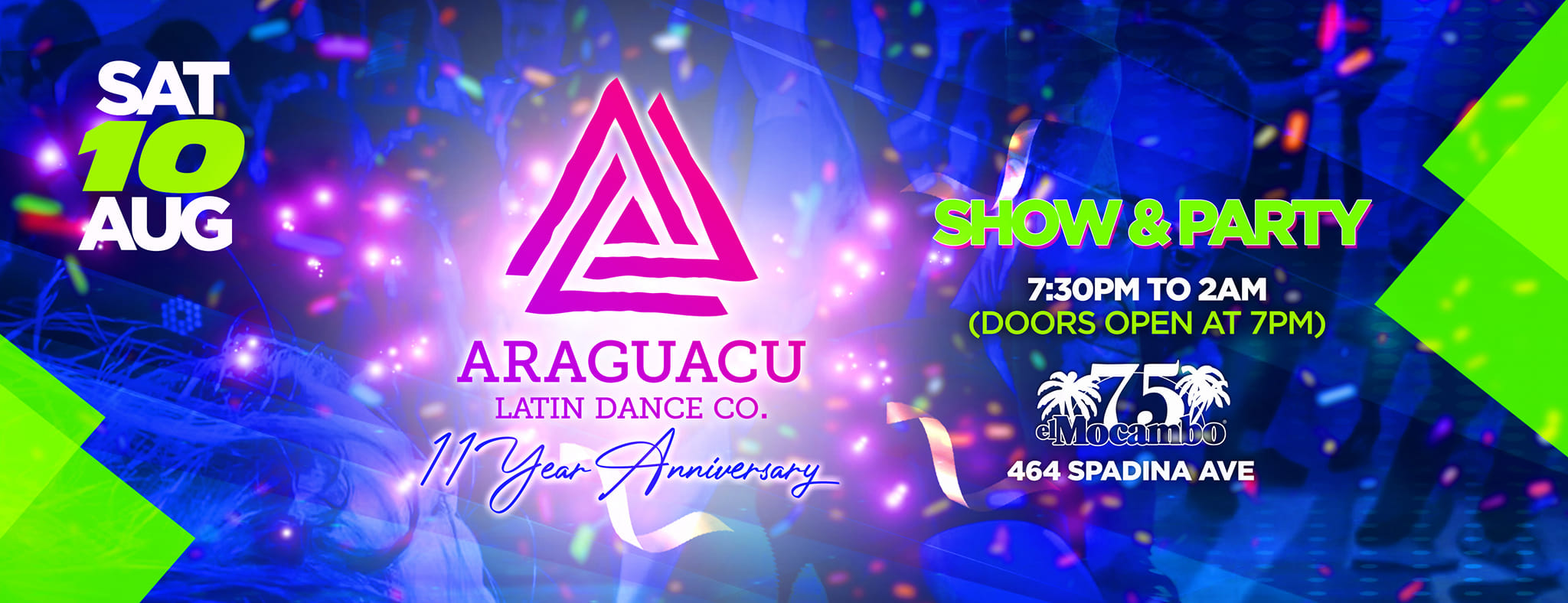 Araguacu 11th Year Anniversary: Show & Party