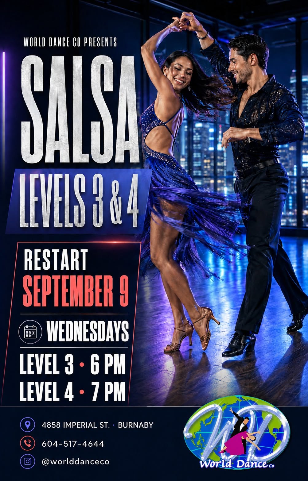 💃🔥 SALSA LEVELS 3 & 4 ARE BACK IN BURNABY!