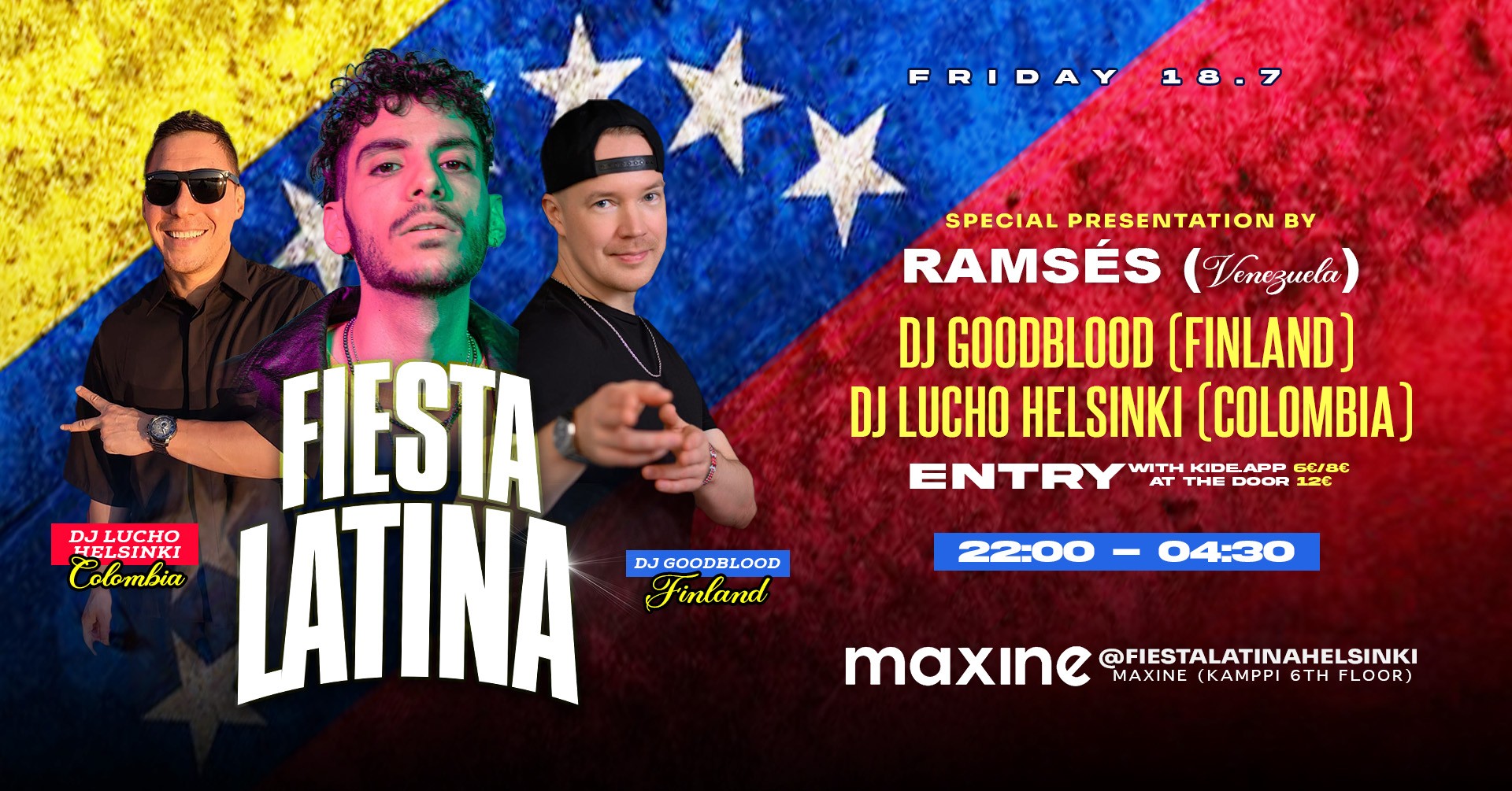 Fiesta Latina 18.7. with RAMSÉS Live