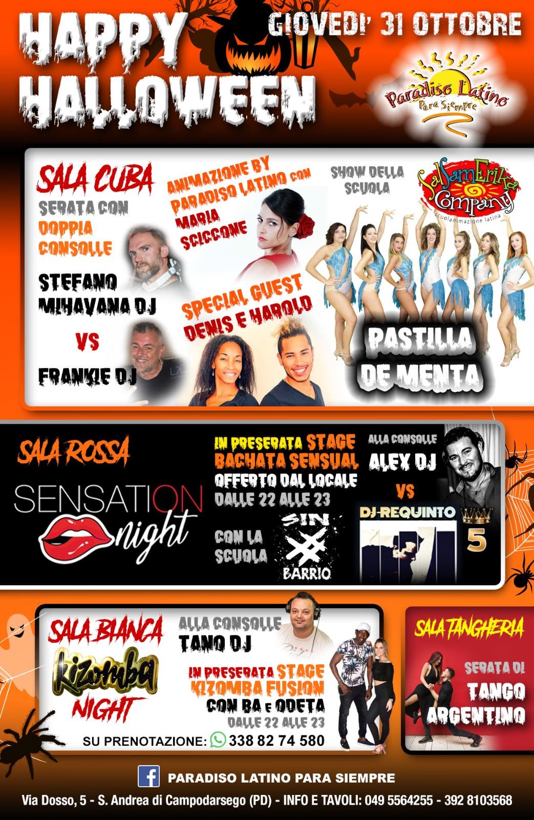 Halloween party paradiso latino