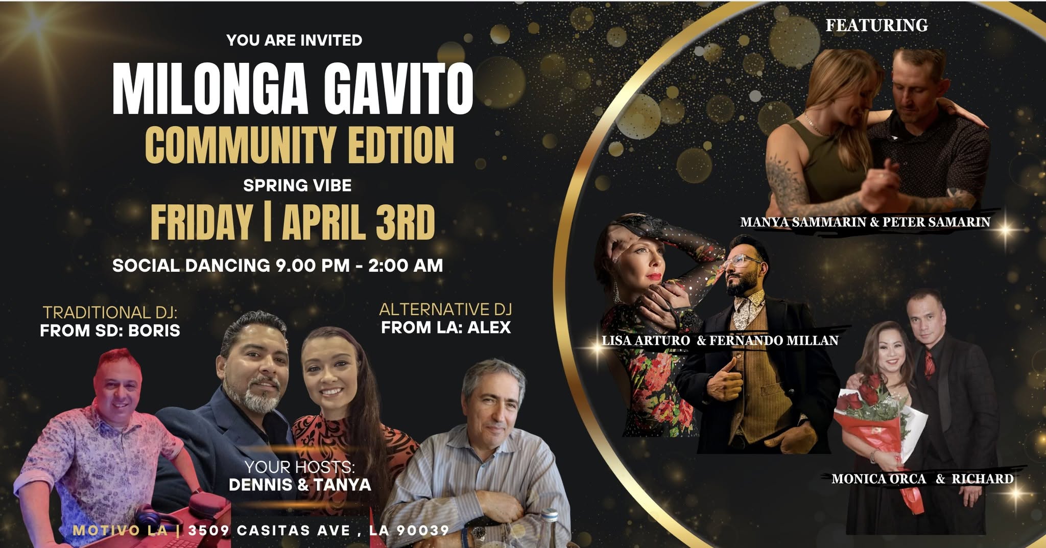 Milonga Gavito April Community Edition ✨ Spring Vibes Night