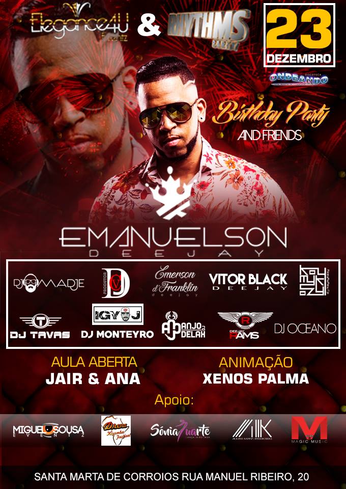 BDAY DJ Emanuelson by Elegance4U & Rhythms