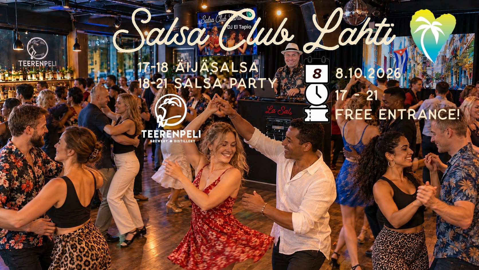Salsa Club Lahti @Teerenpeli 22.10.2026