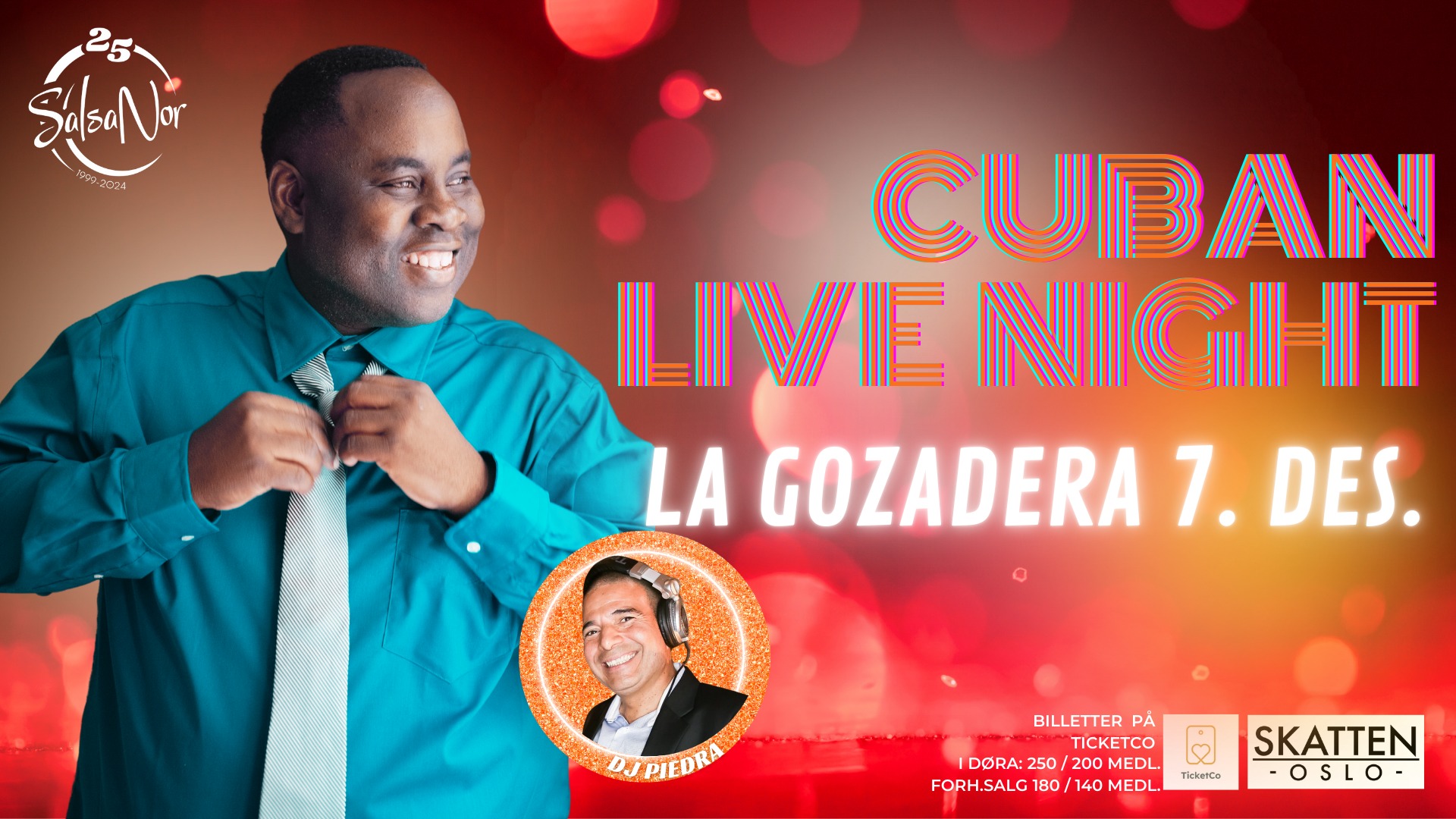 Cuban Live Christmas Night 7.12 - La Gozadera Skatten Oslo
