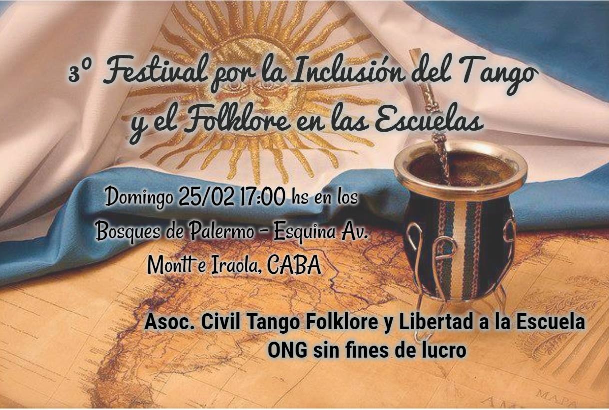 3° Festival x la Inclusión del Tango y el Folklore en la Escuela