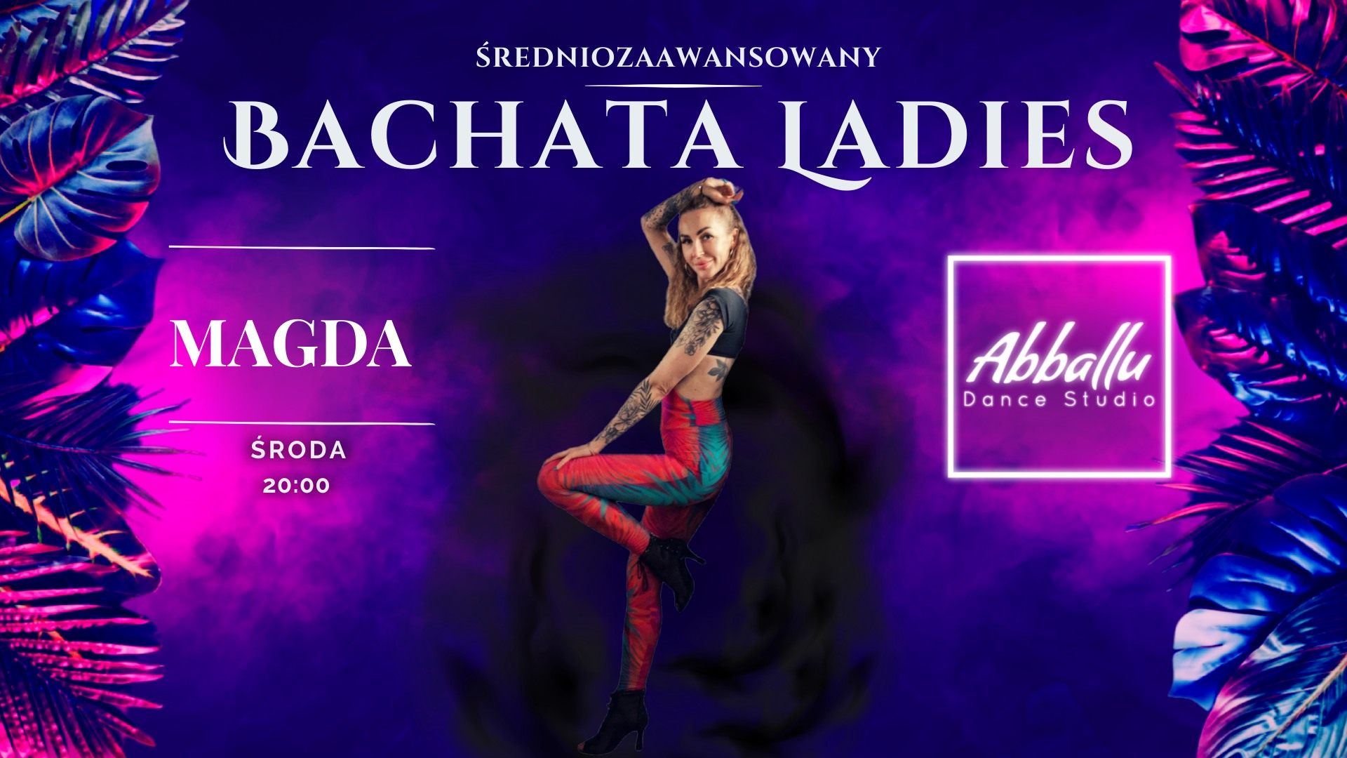 Bachata Ladies Średniozaawansowny Środa 20:00 Magda