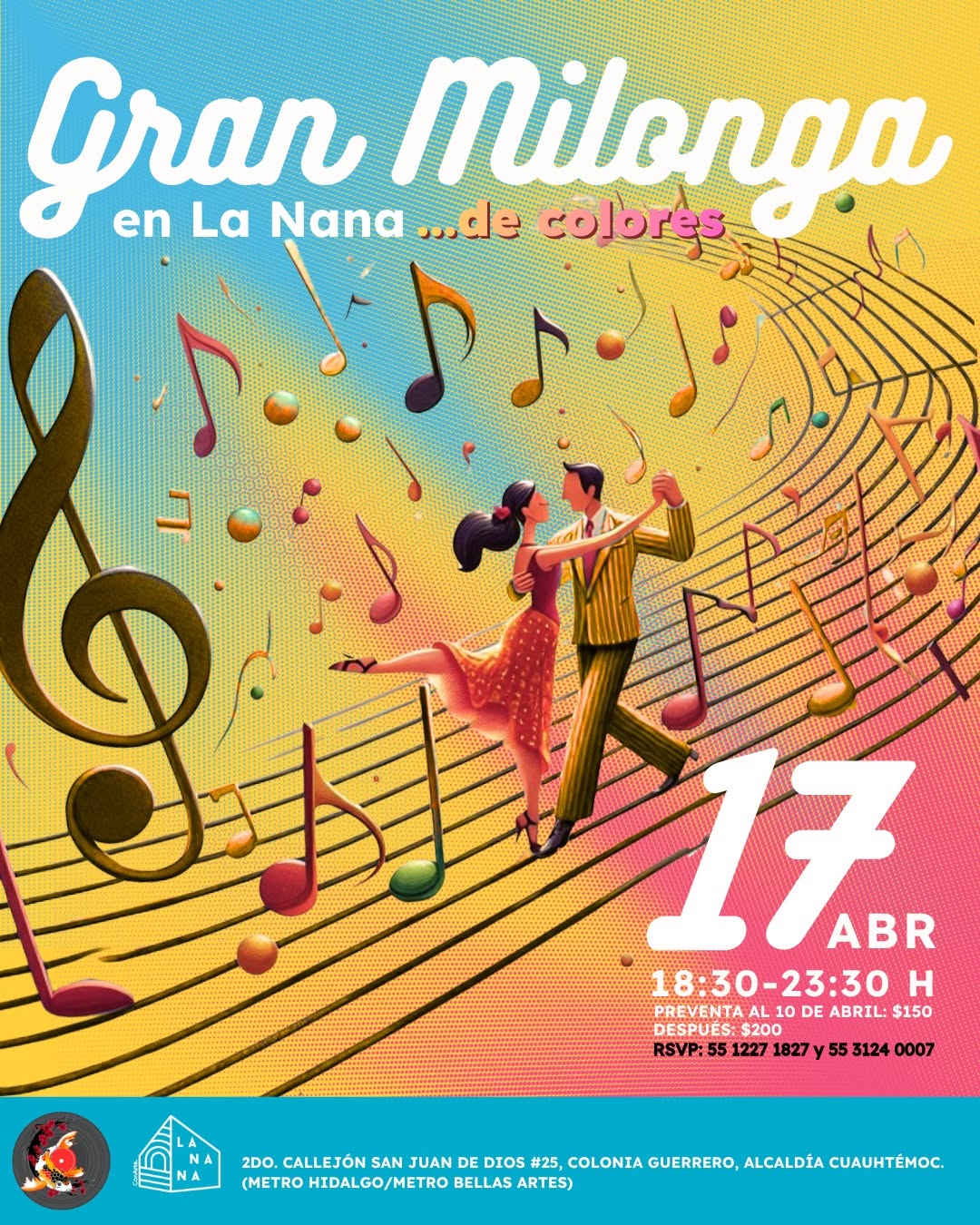 Gran Milonga de colores en La Nana