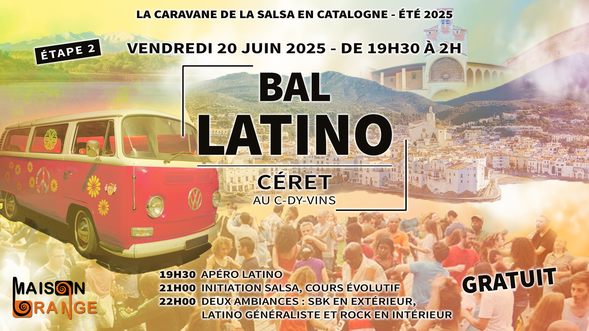 Le Bal Latino à Ceret au C-Dy-Vins