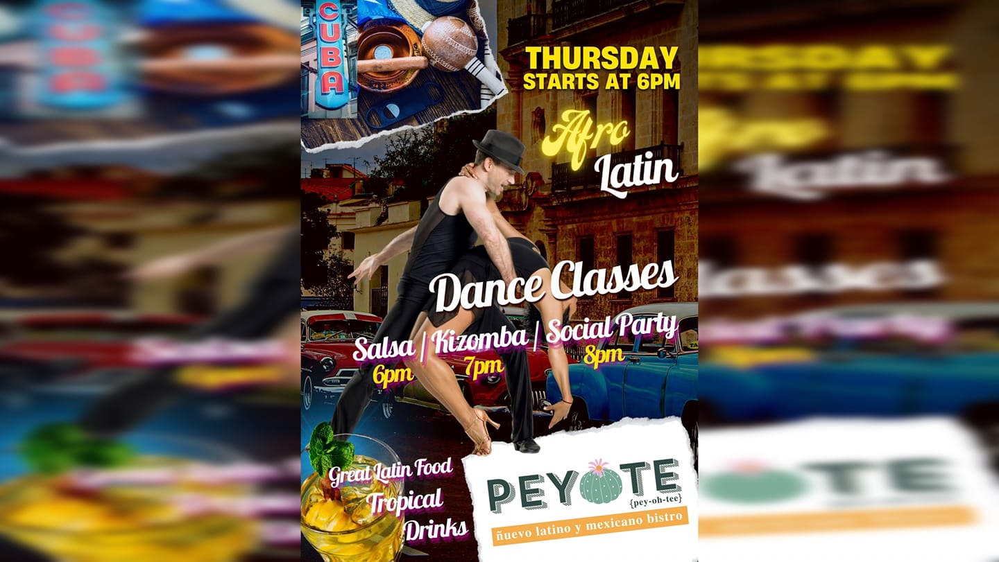 💃 Cuban Salsa & Kizomba at Peyote! 🌴