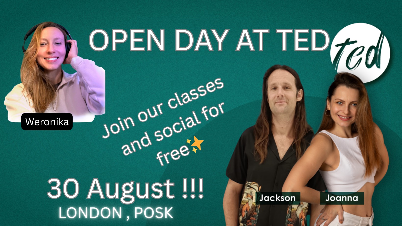 ✨ BRAZILIAN ZOUK OPEN DAY at TED ✨