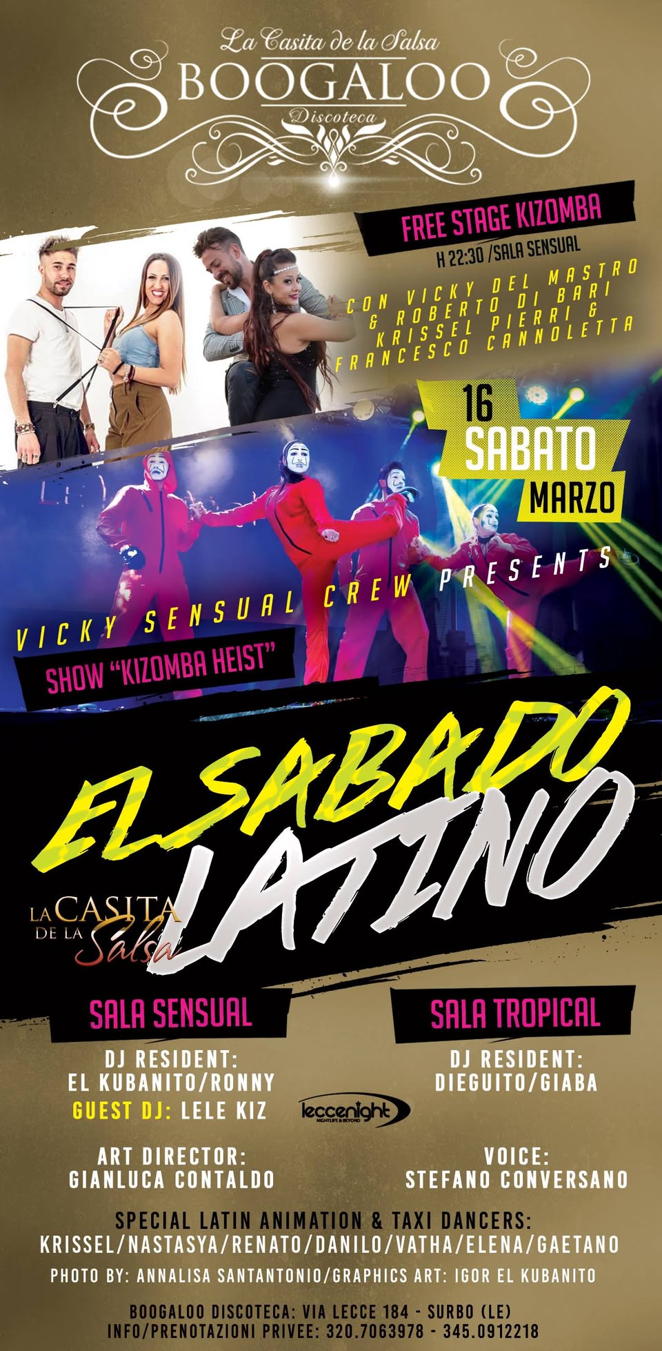 Boogaloo "El Sabado Latino" 16 Marzo 2019