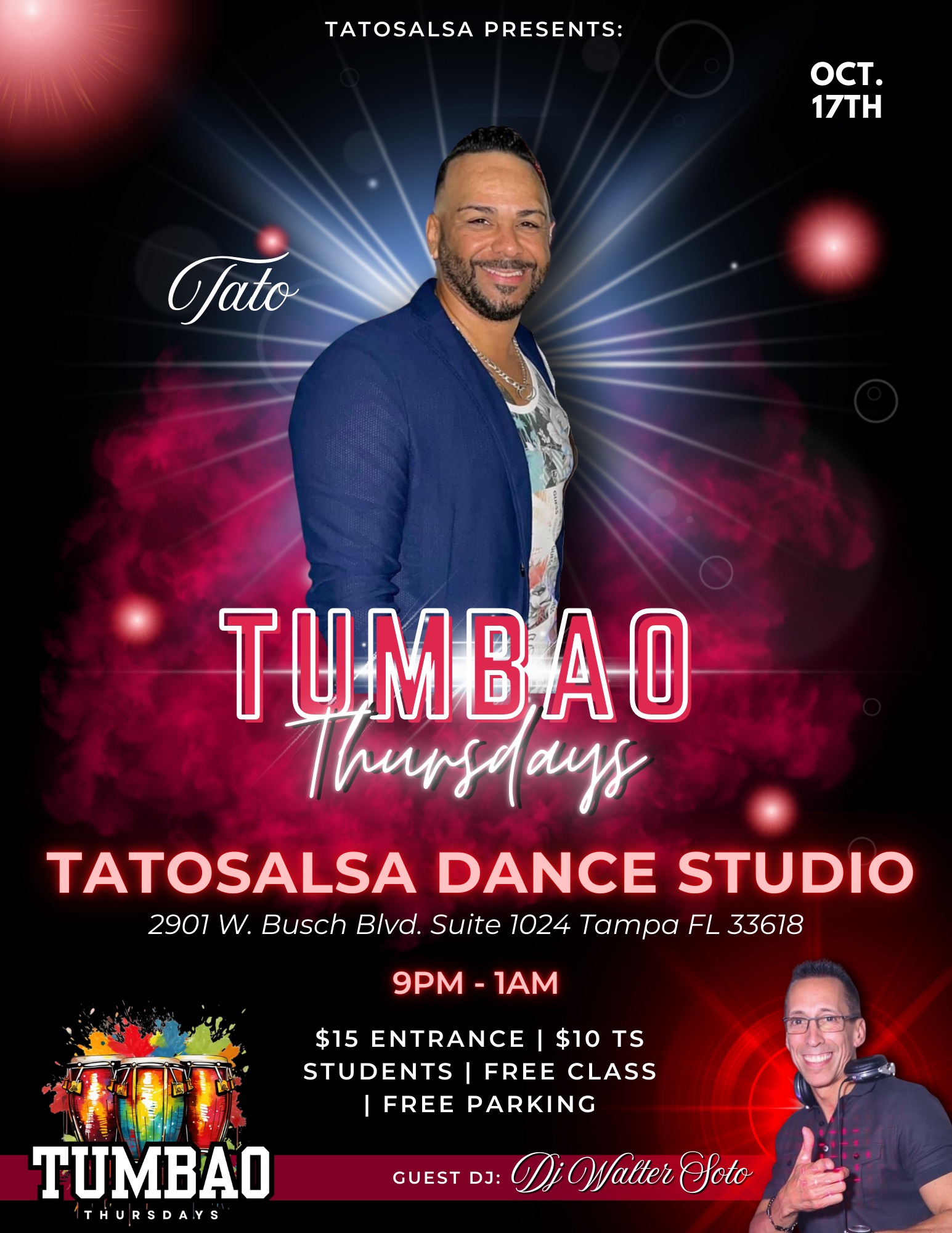 Tumbao Thursdays Dance Social - Class with Juan TaTo