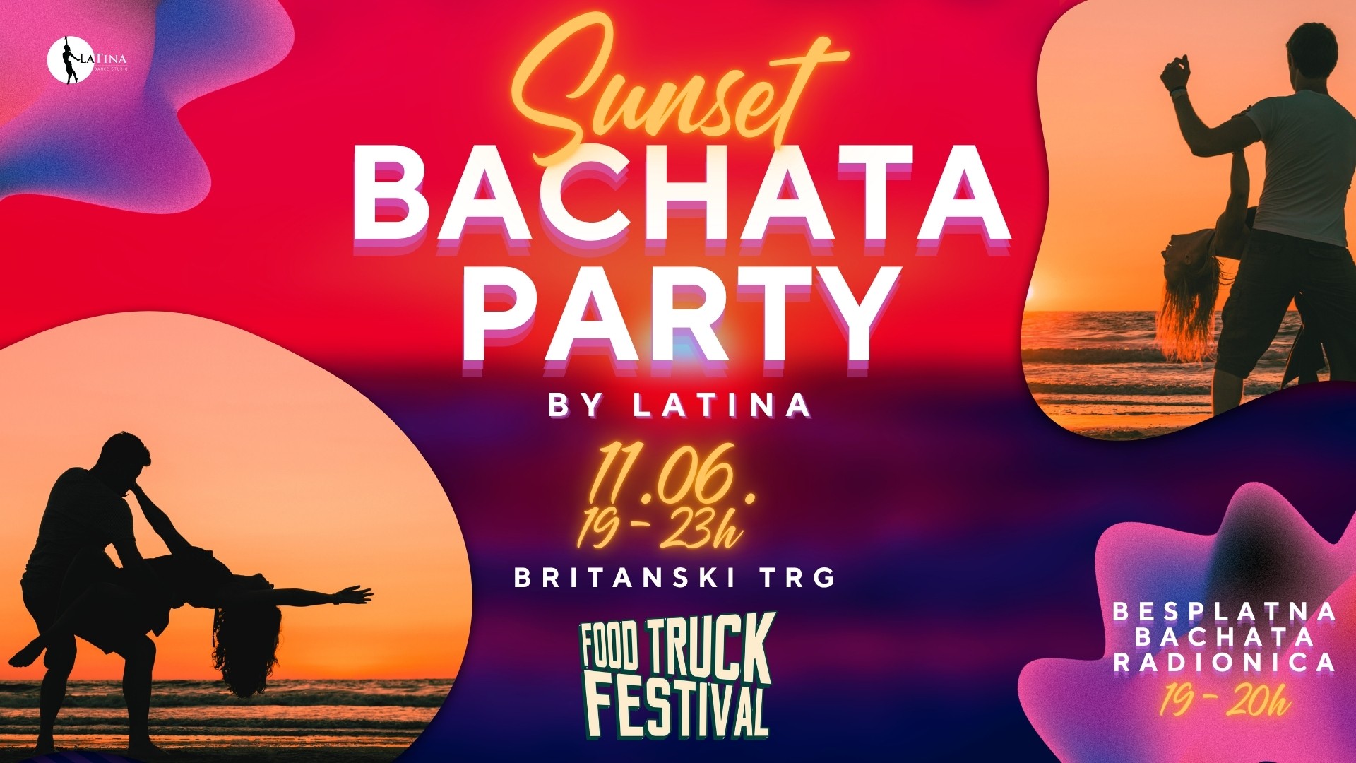 SUNSET BACHATA PARTY by LaTina @ Foodtruck Festival