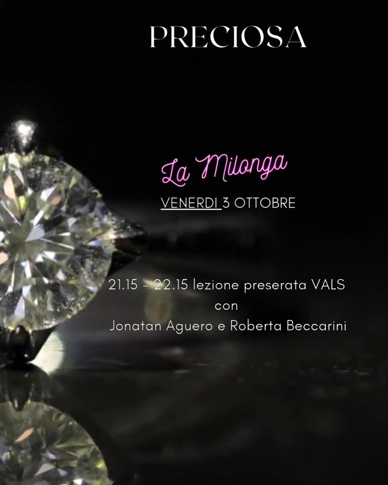 PRECIOSA LA milonga
