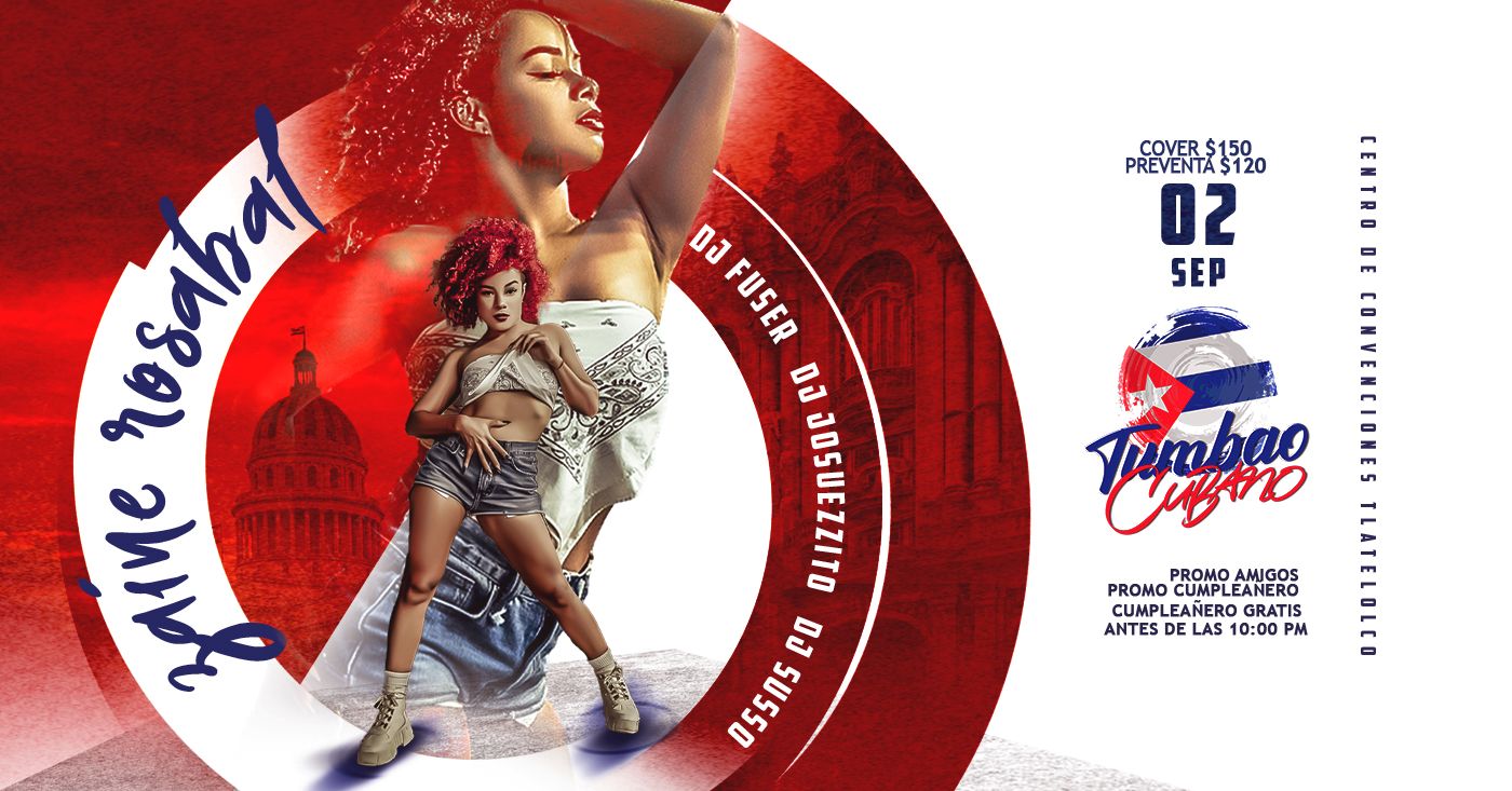 Tumbao 🇨🇺 Cubano - viernes 2 de sept 9 pm