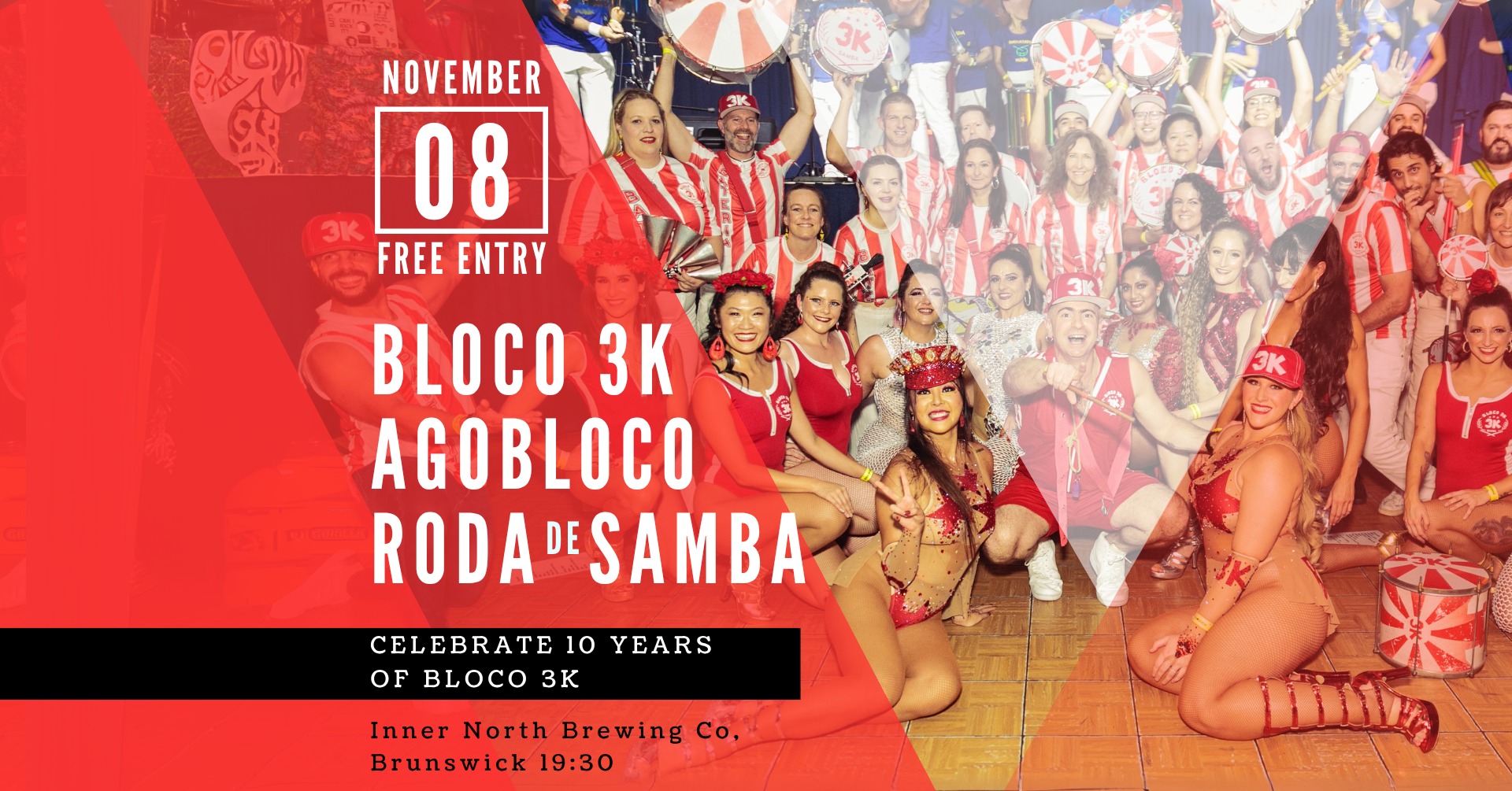 10 years of Bloco 3K - Carnaval Party