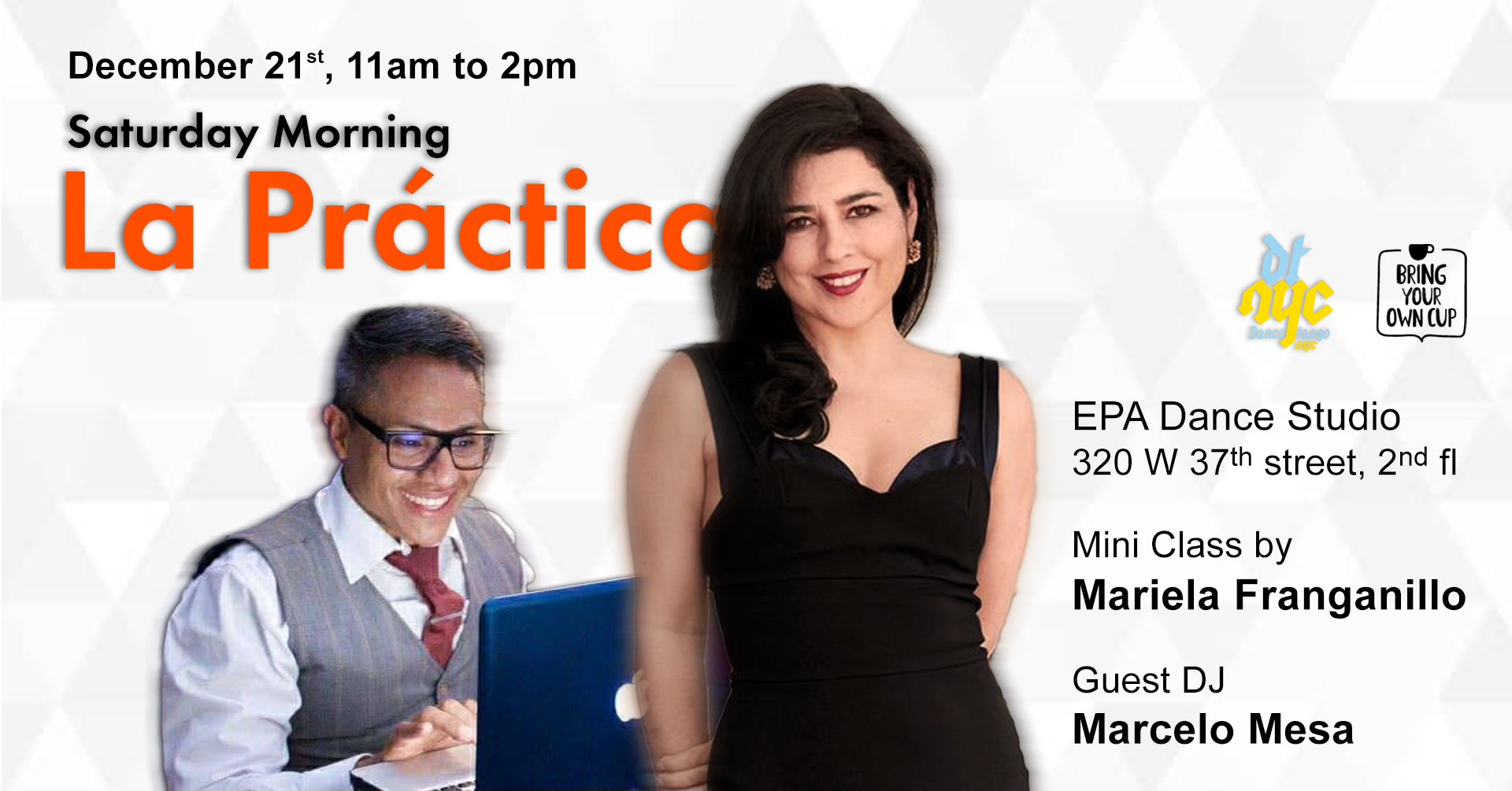 Mariela Mini-Class, Guest DJ Marcelo Mesa