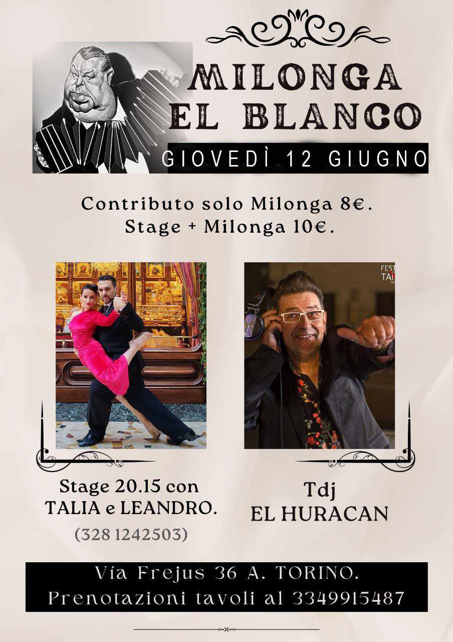 MILONGA EL "BLANCO"
