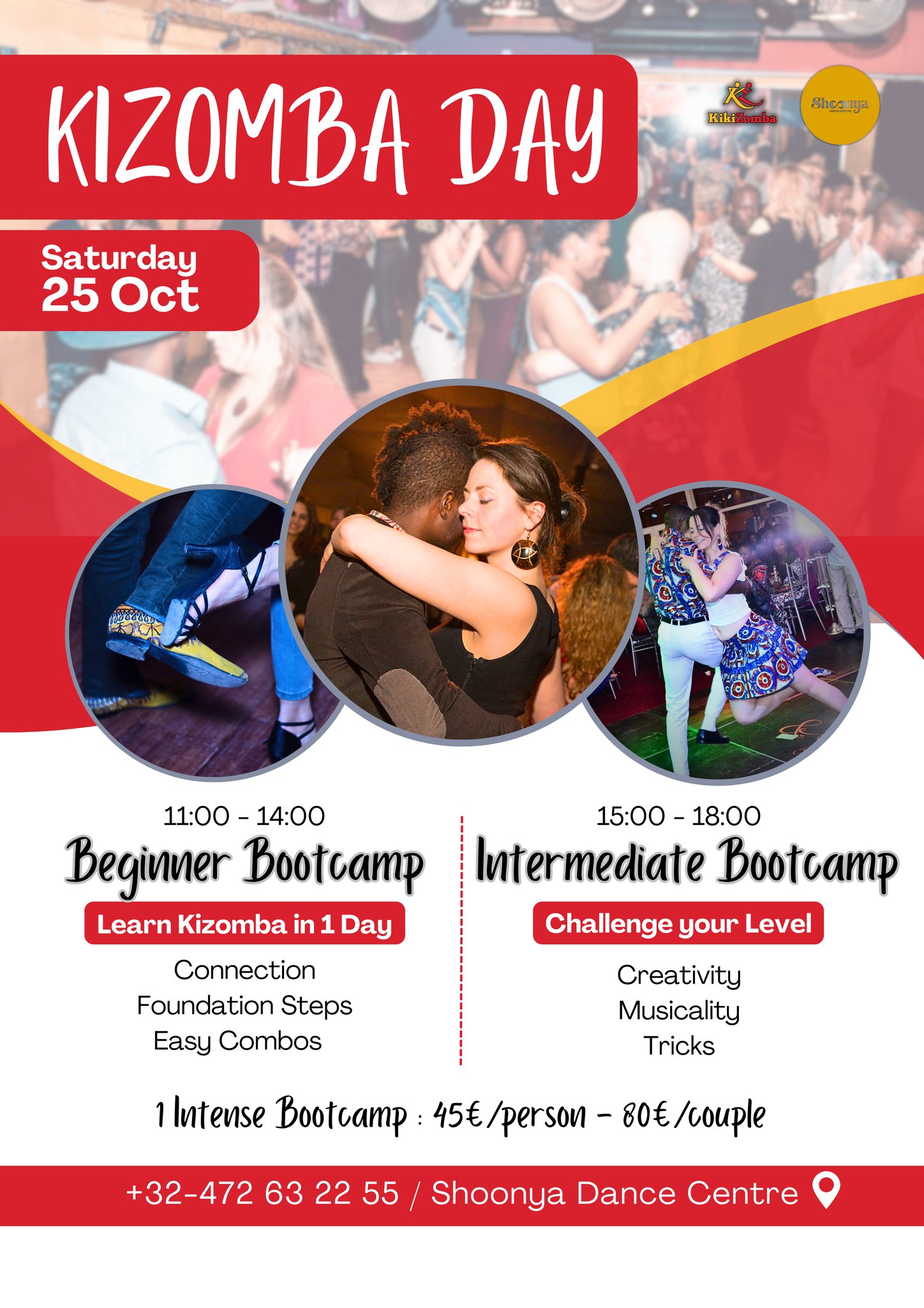 Kizomba Day - Intense Beginner & Intermediate Bootcamp
