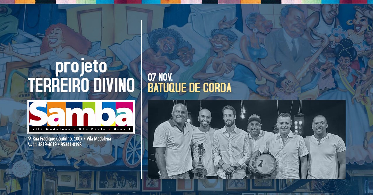 07-Nov. (qui.) • Batuque de Corda no Bar Samba