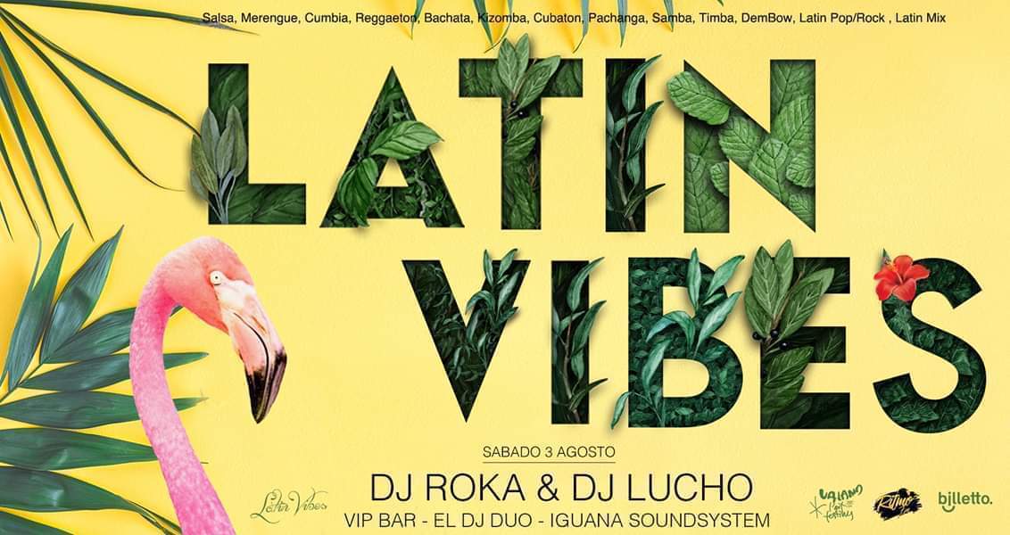 Latin Vibes ★ Säsongs Premiär ★ Lör 3 Aug ★ Valand Huset 23-05