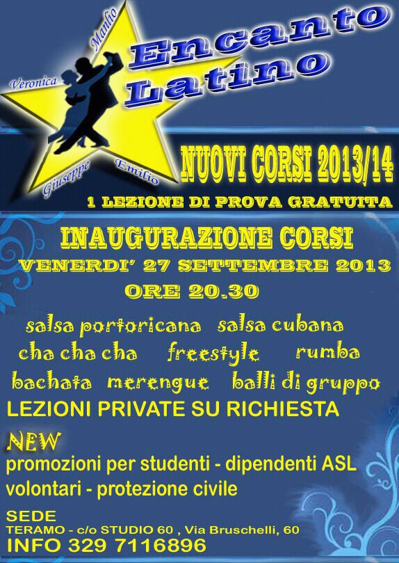 Inaugurazione Corsi ENCANTO LATINO