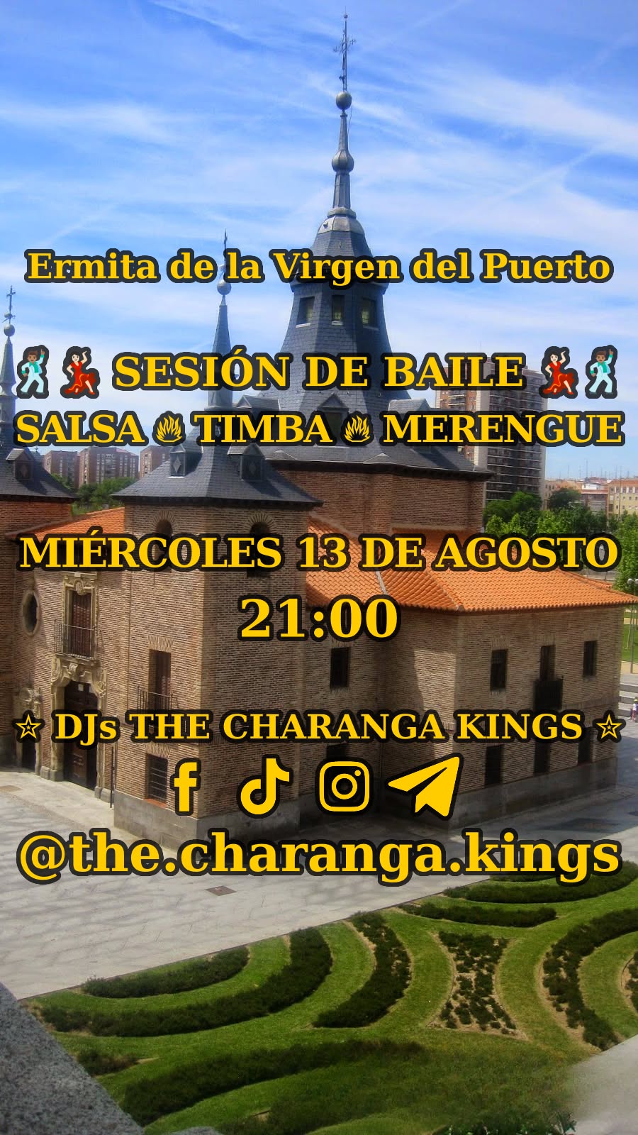 Sesión de Baile 💃🏻🕺 Salsa 🔥 Timba 🔥 Merengue en la Ermita 🏡