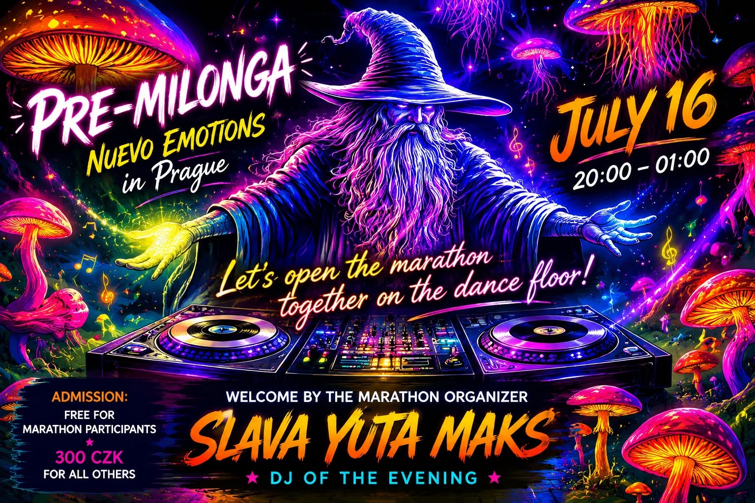 Nuevo Emotions in Prague Pre-Milonga DJ Slava Yuta Maks and DJ Piaggio