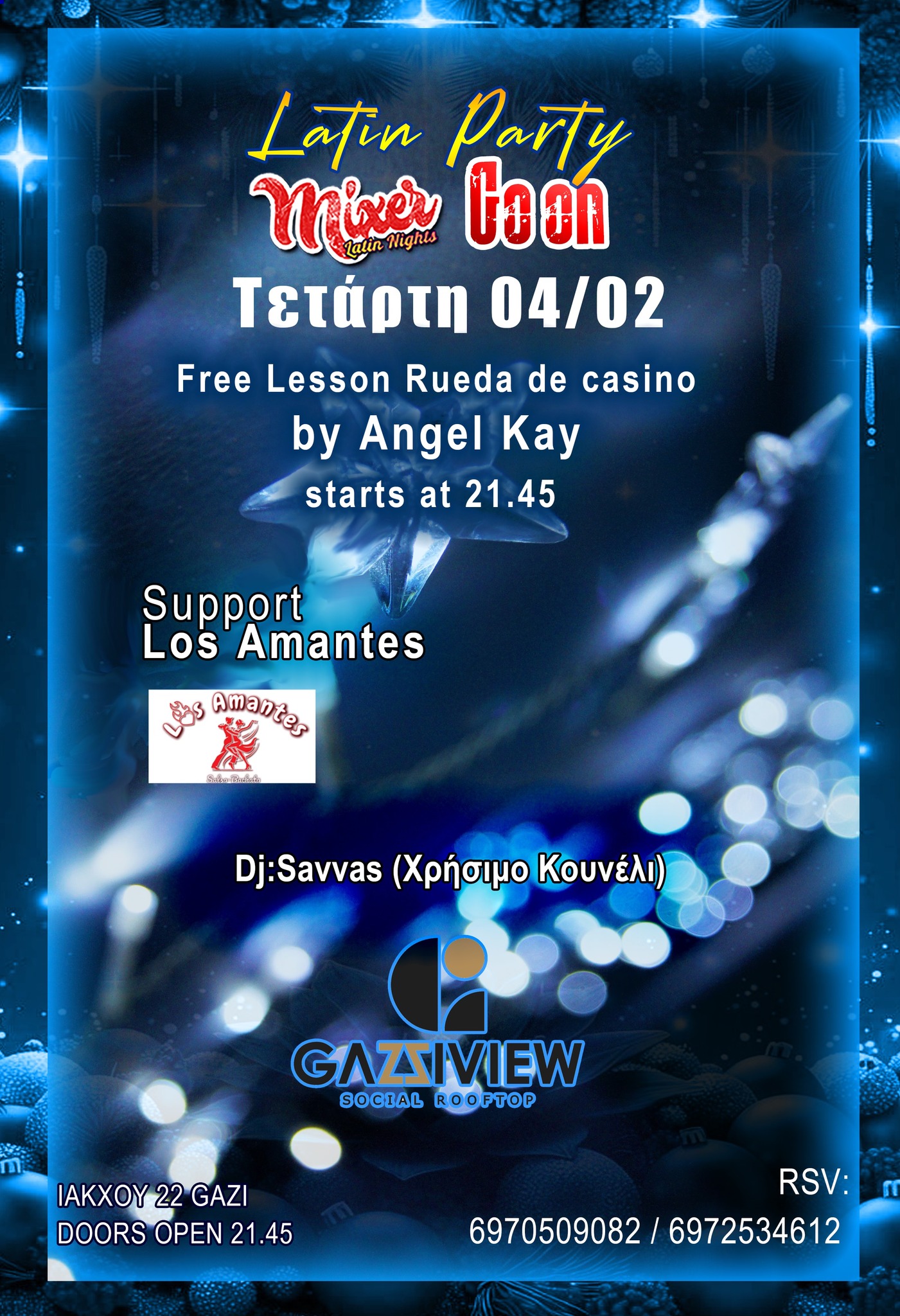Mixer & Go On Latin party at GaziView