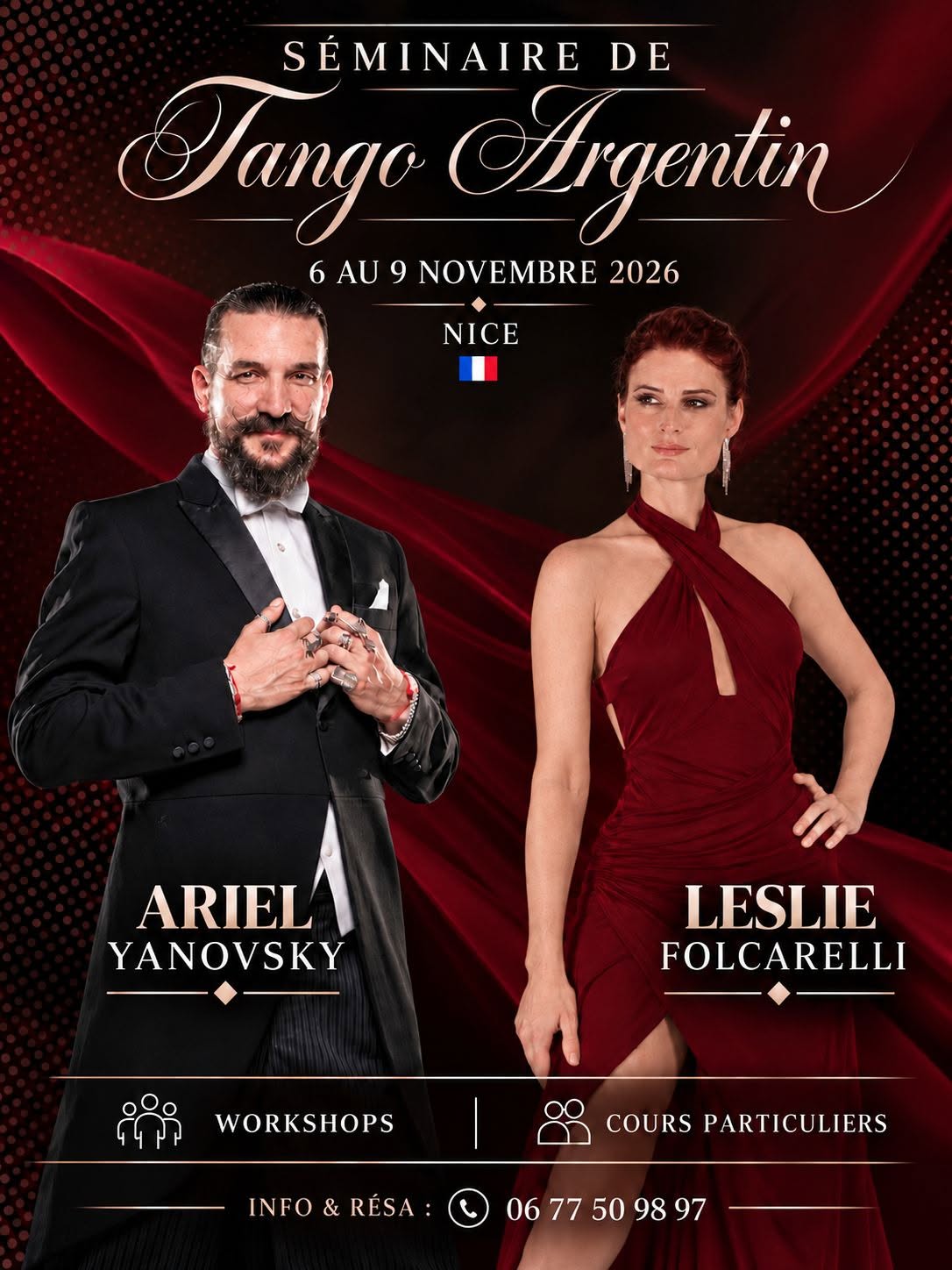 ARIEL YANOVSKY & LESLIE FOLCARELLI - STAGE TANGO ARGENTIN A NICE