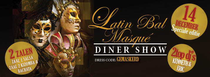 Latin Ball Masque dinner show 14 december 2013
