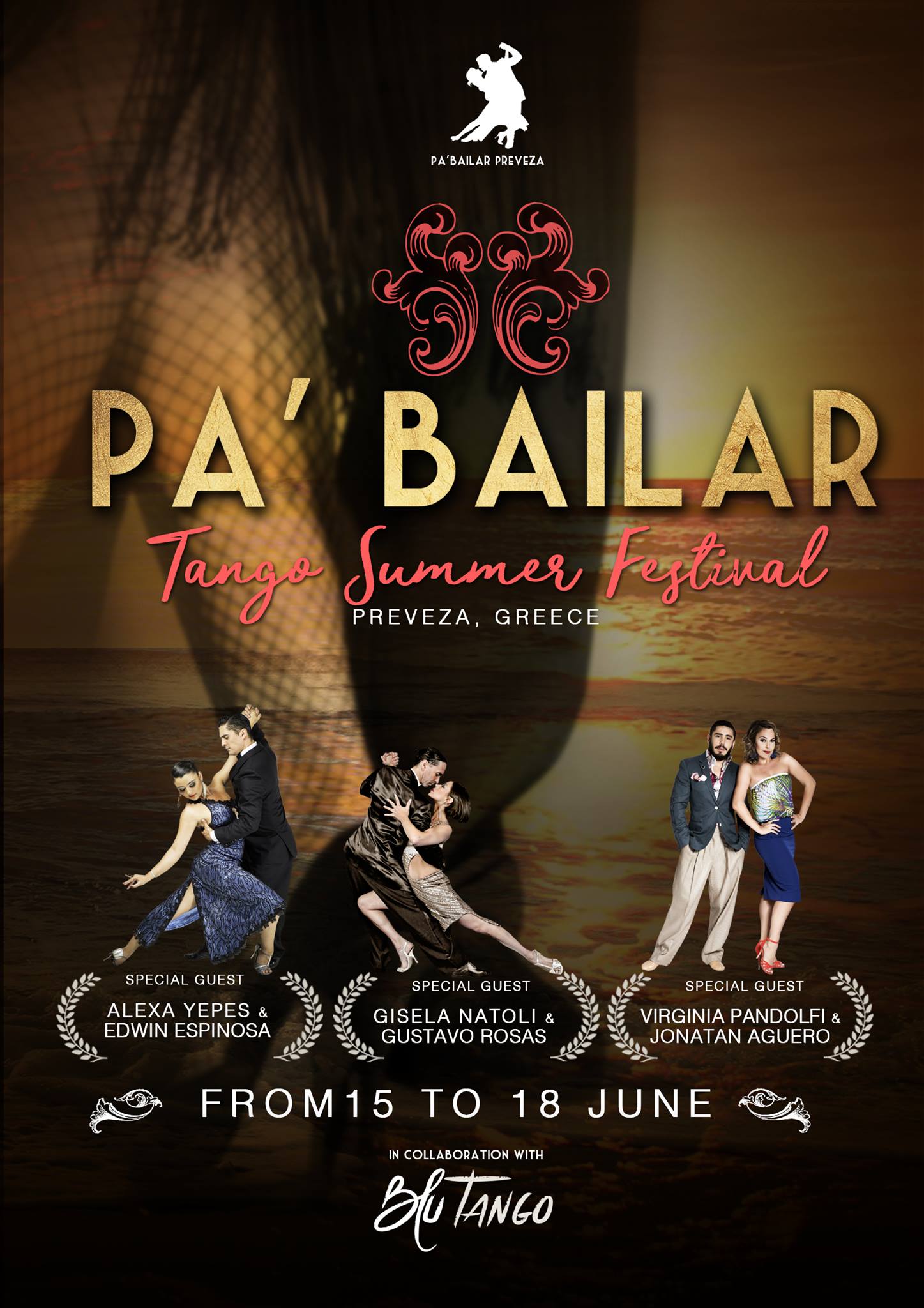 Pa`Bailar Preveza Tango Summer Festival 15-18 06 2017
