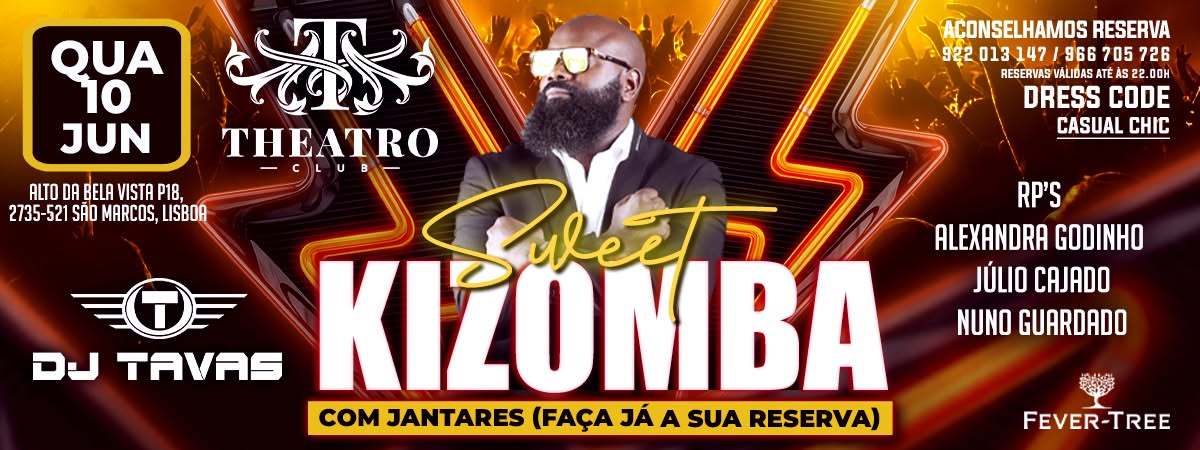 💃✨ SWEET KIZOMBA COM DJ TAVAS ✨🕺