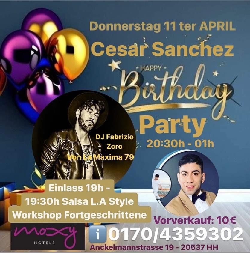 César Sánchez Birthday Party in Moxi Hotel mit Special Gast DJ Fabrizio ( El zoro ) Lamaxima 79