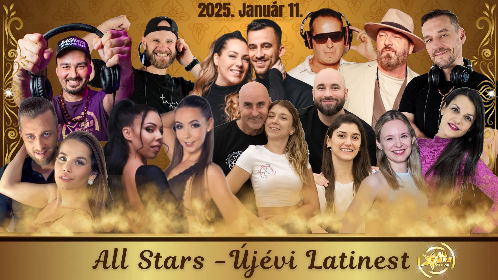 ALL STARS - Újévi Latinest - 4 rooms ♥️⭐ SALSA BACHATA KIZOMBA ZOUK