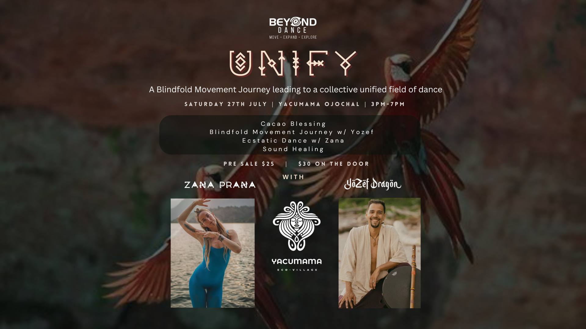 UNIFY :: A music & movement journey with ZANA PRANA & YoZéF Dragón