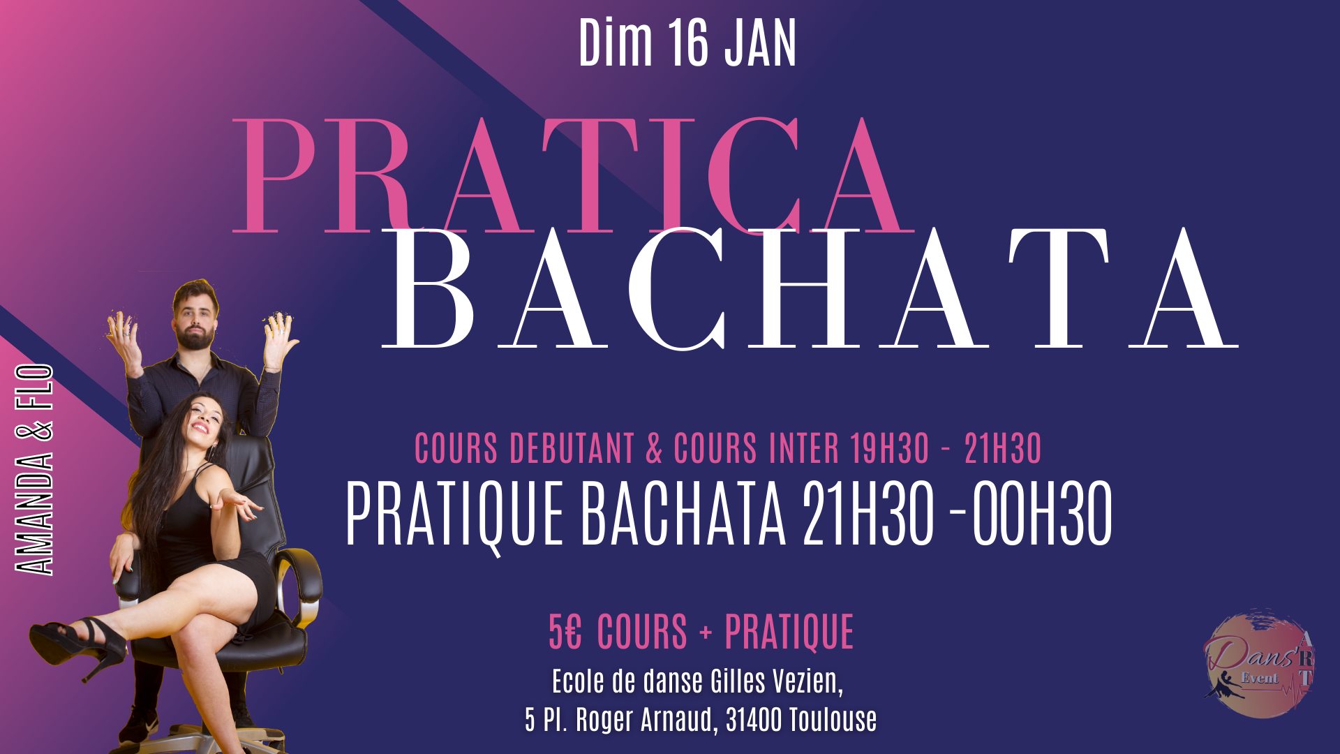 Cours & Pratique Bachata