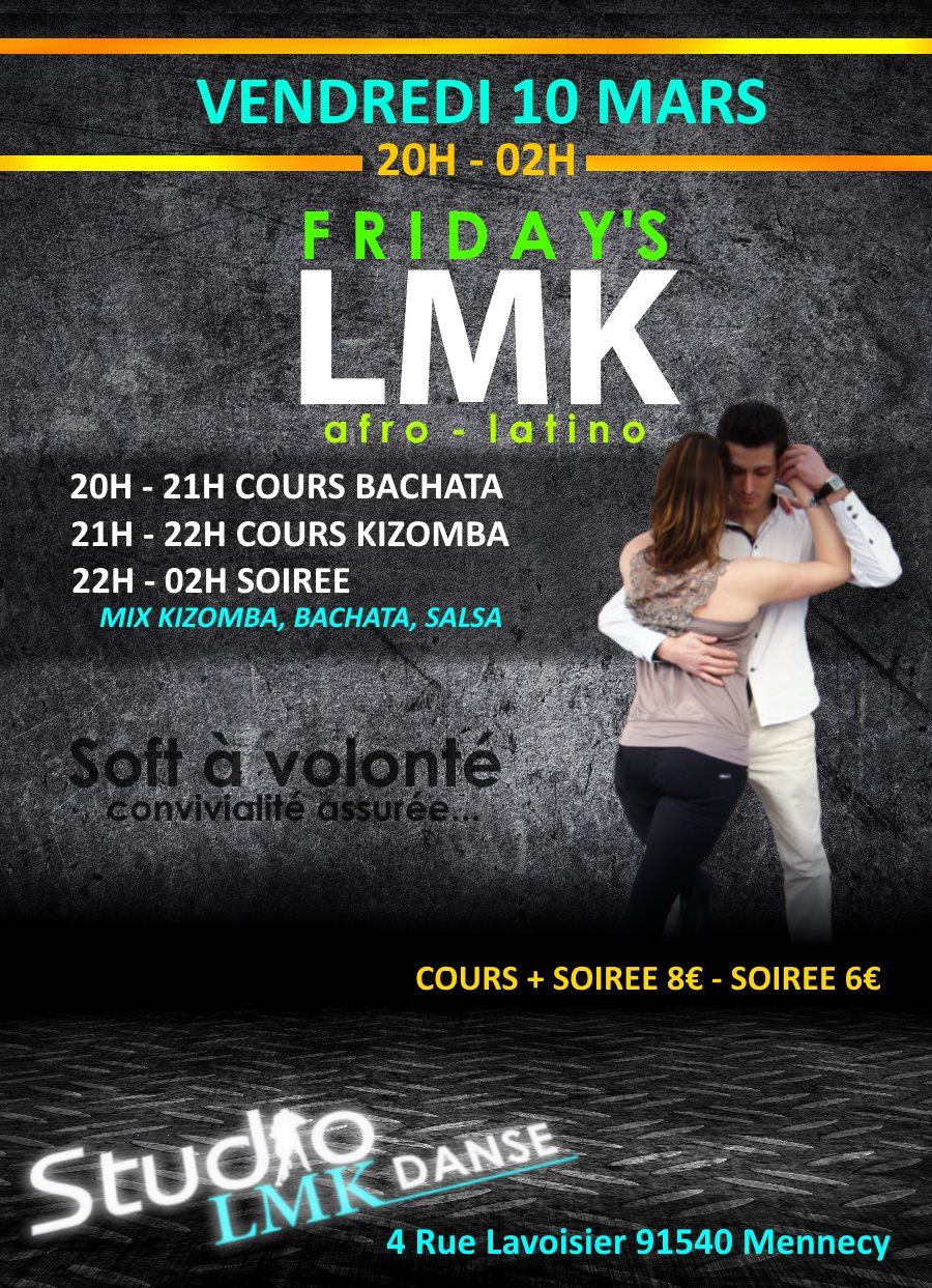 Friday's LMK afro-latino à Mennecy