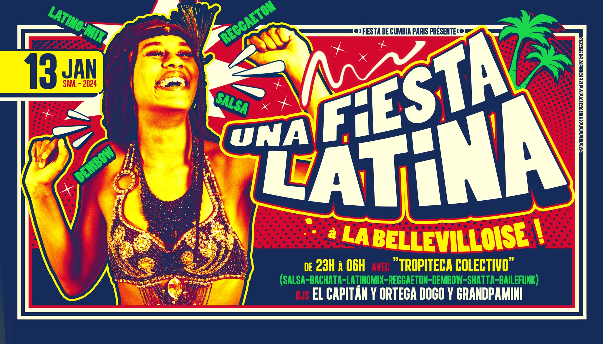 UNA FiESTA LATiNA à LA BELLEVILLOISE #Salsa #Reggaeton #Cumbia #Merengue #Shatta #Dembow #BaileFunk