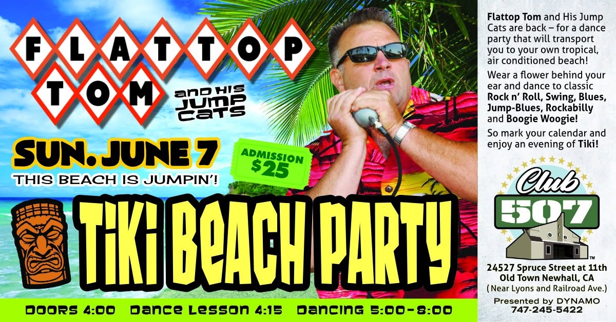 FLATTOP TOM & His Jump Cats TIKI DANCE PARTY at 507