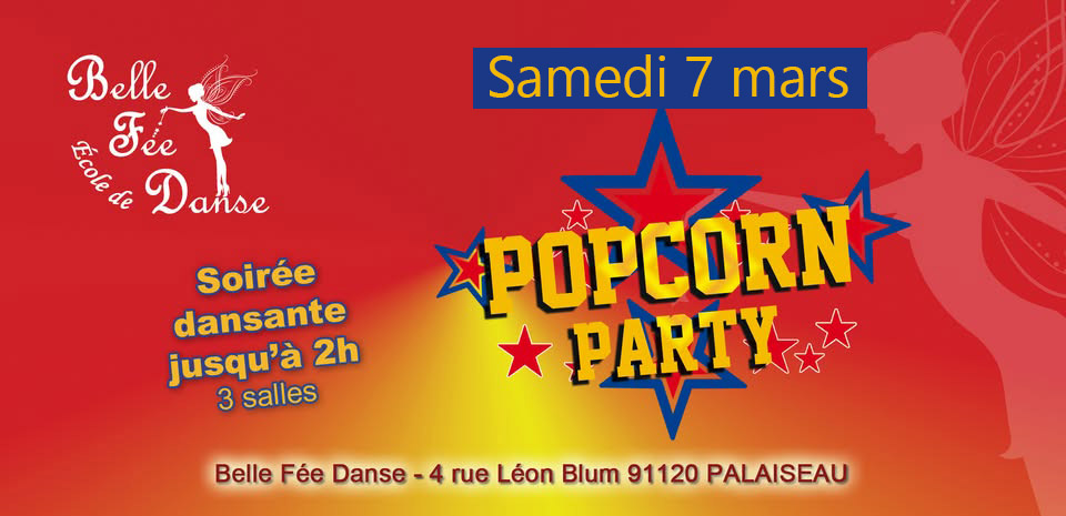 Soirée "Pop Corn" Belle Fée Danse