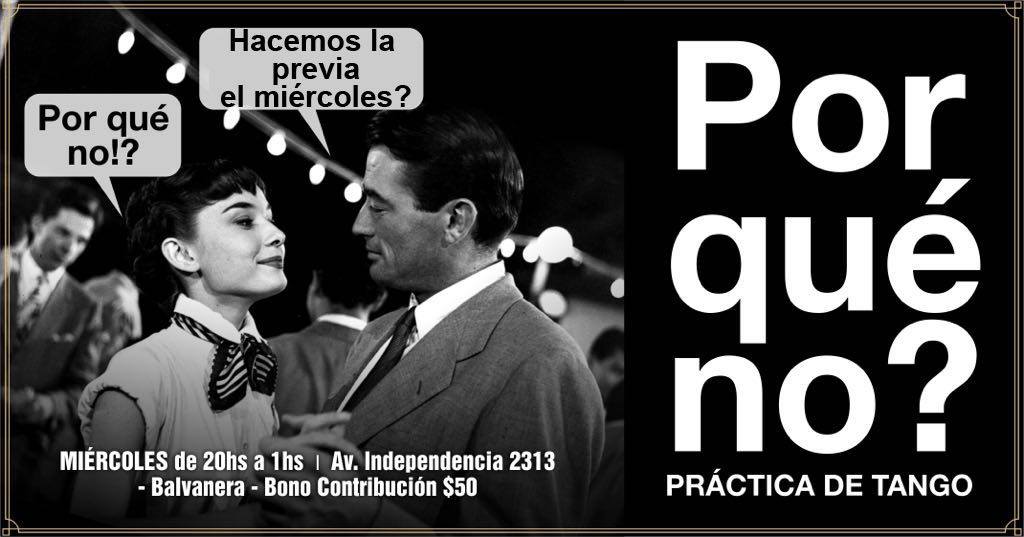 Bailas esta tanda conmigo? Por qué no?